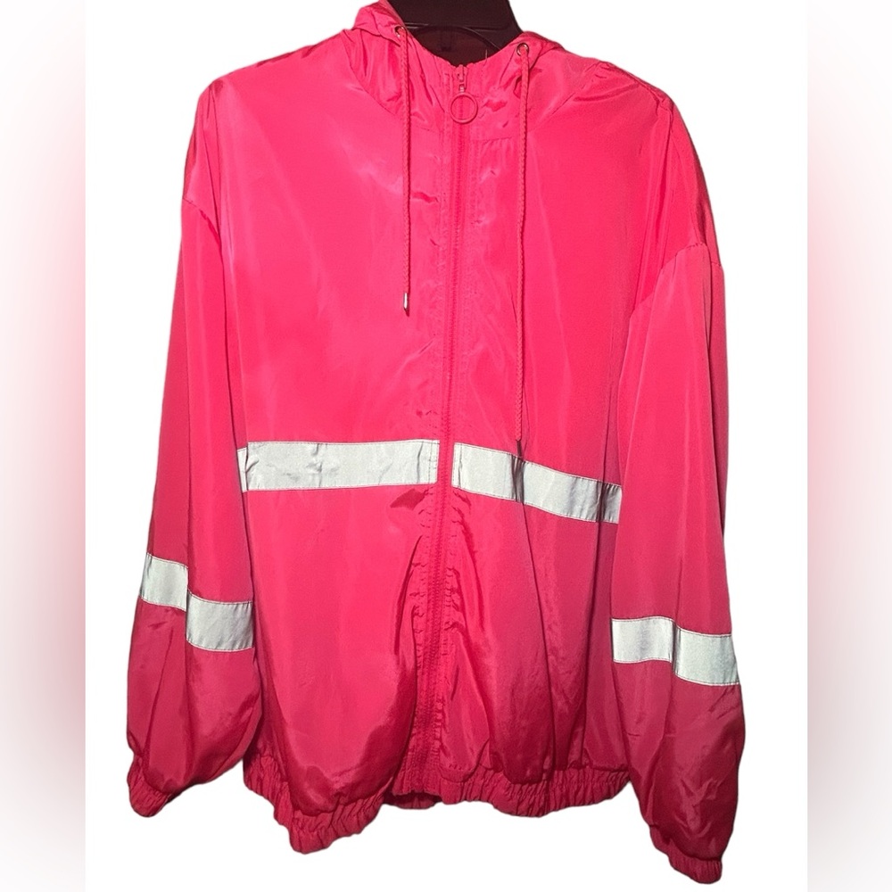 PINK REFLECTIVE JACKET SIZE XL